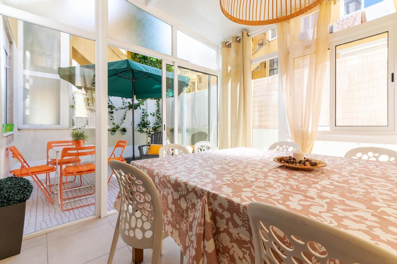 Alm- Spacious. Sunny. Patio. Quiet Area. Fast Wifi Lisboa Exteriör bild