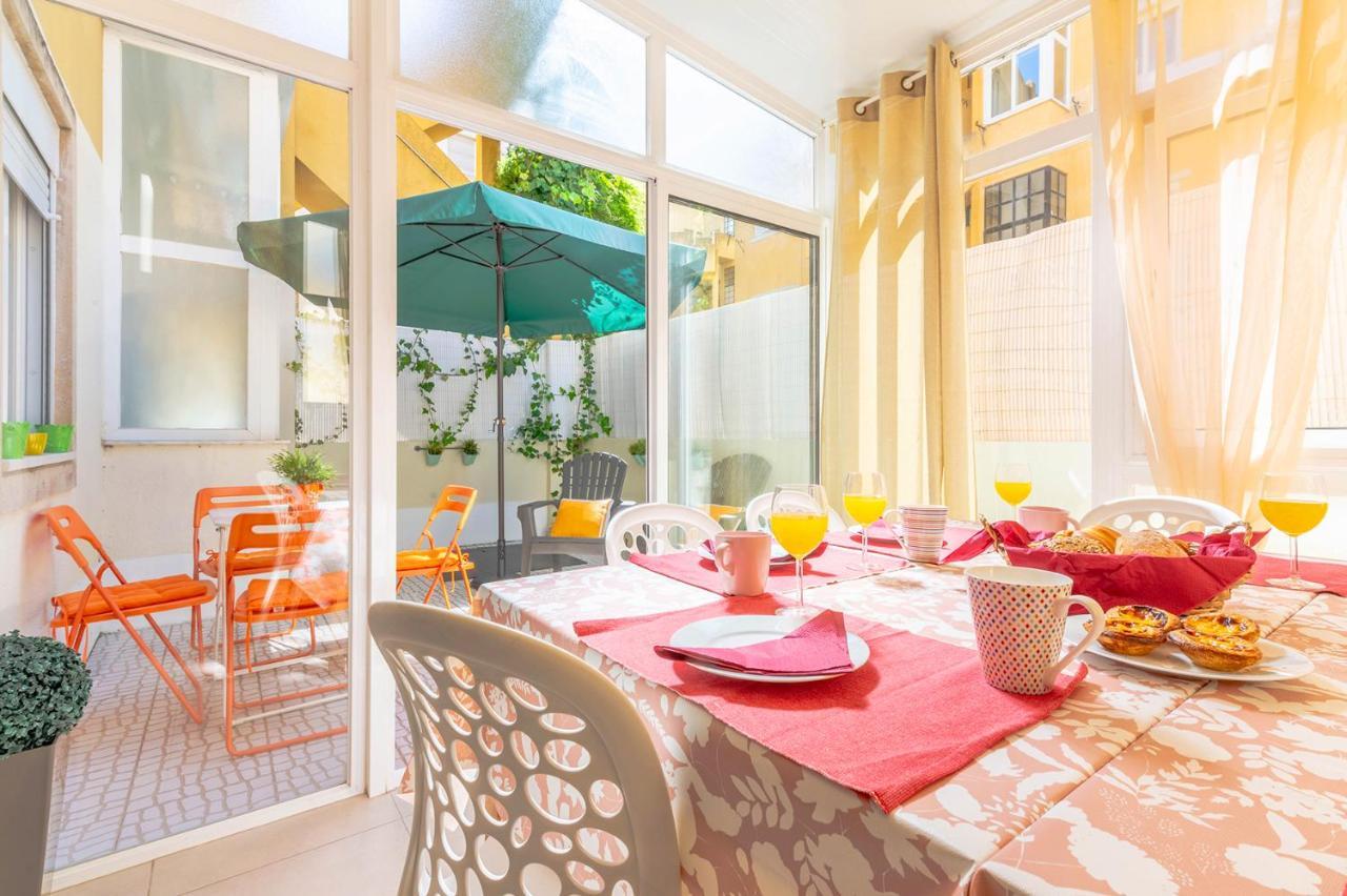 Alm- Spacious. Sunny. Patio. Quiet Area. Fast Wifi Lisboa Exteriör bild
